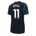 Billige Manchester City Jeremy Doku #11 Tredje Fodboldtrøjer Dame 2023-24 Kortærmet